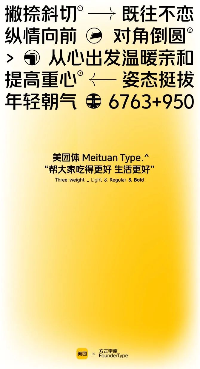 美团 x 方正字库 FounderType